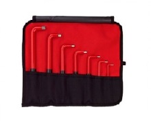 Профессиональный набор изолированных штифтовых ключей Wiha в сумке, 7 предметов